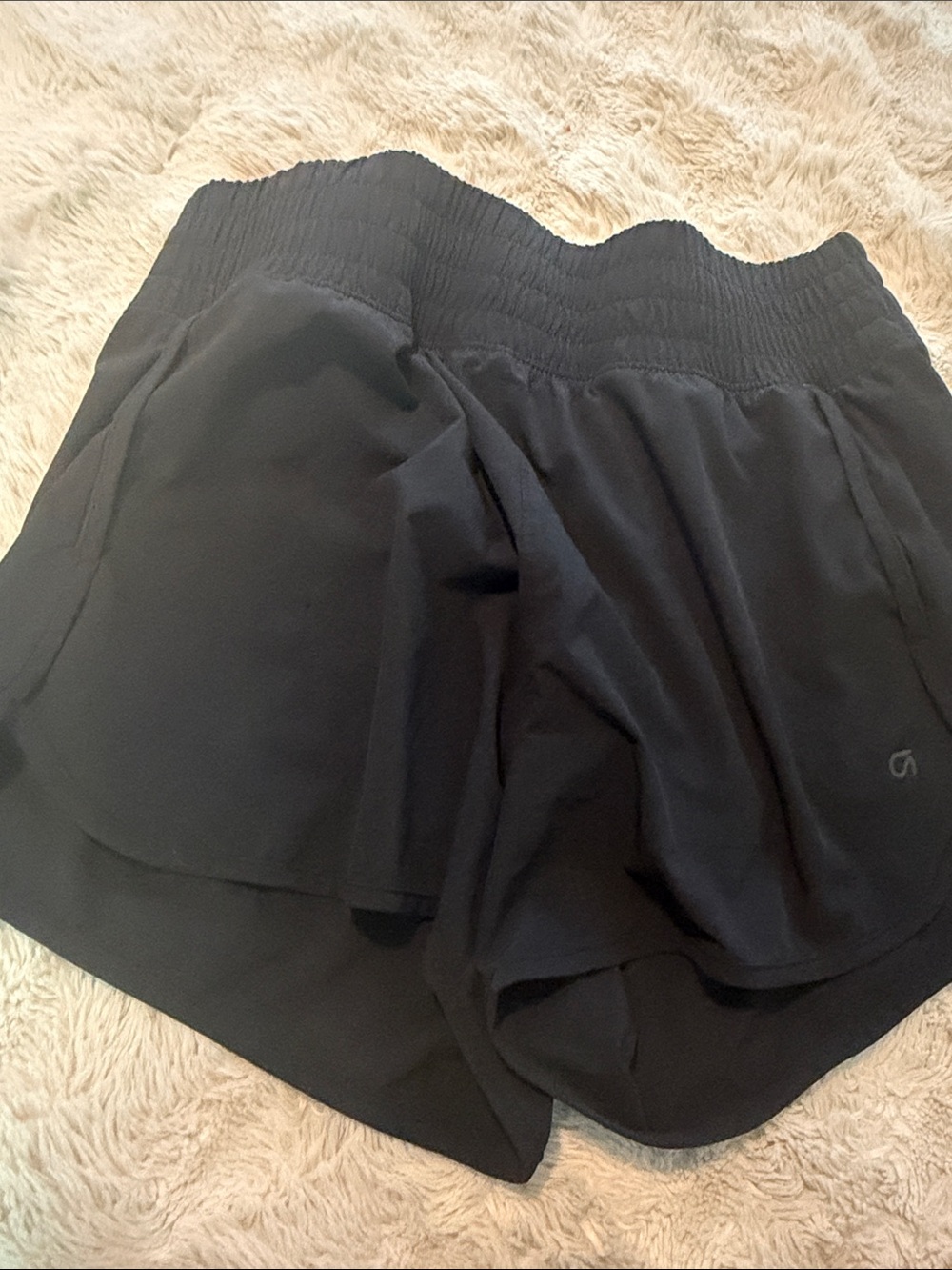Women’s Black Activeware Running Shorts GapFit Medium - Picture 5 of 6